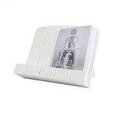 Cook Book Stand In White Painted Hevea -  T&G