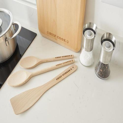 Spoon 300mm In FSC  Certified Beech - Ch -  T&G