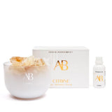Crystal Potpourri Set - 1kg Crystal 50ml Oil - Citrine