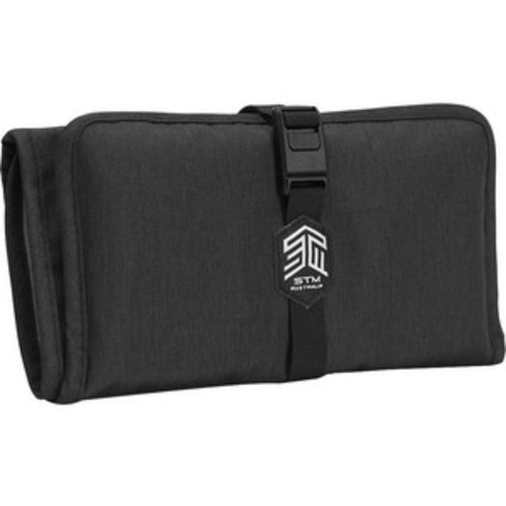 Sleek black laptop bag for professionals, fits 15-inch laptops, features padded compartment and detachable shoulder strap.