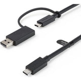 Startech 1m USB-C to USB-A Cable with Adapter Dongle - Fast Charging & Data Transfer (10Gbps/100W)