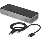 Startech Hybrid Universal Triple Monitor Docking Station - 4K 60Hz USB-C & Thunderbolt 3