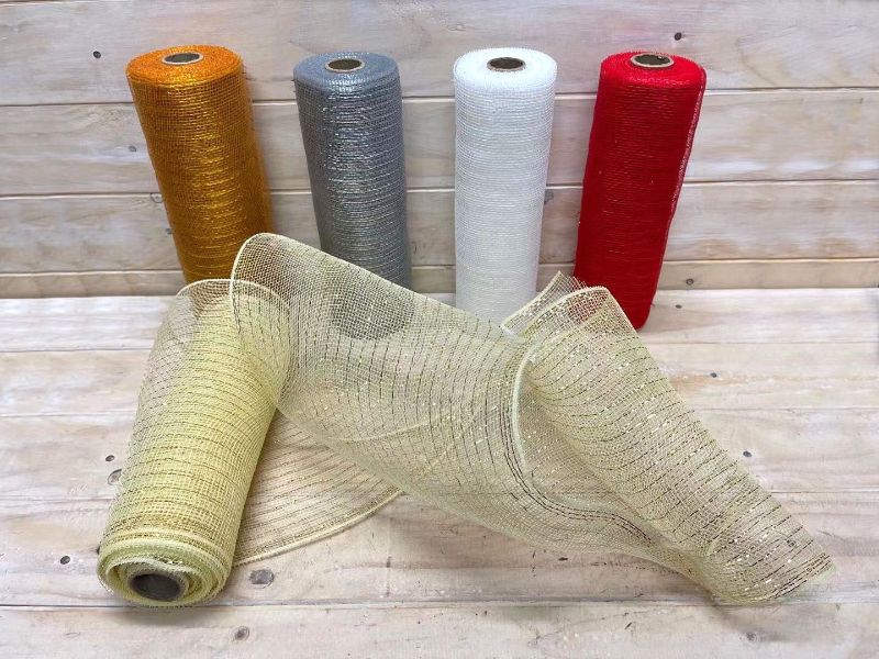 Artificial Silver Mesh Garland - 10m (Silver)