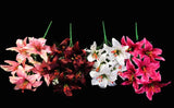 Artificial Tiger Lily Bush (Assorted)