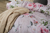 Queen Duvet Cover - Set Bed - CHERUB PINK (LOGAN & MASON)