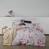 Queen Duvet Cover - Set Bed - CHERUB PINK (LOGAN & MASON)