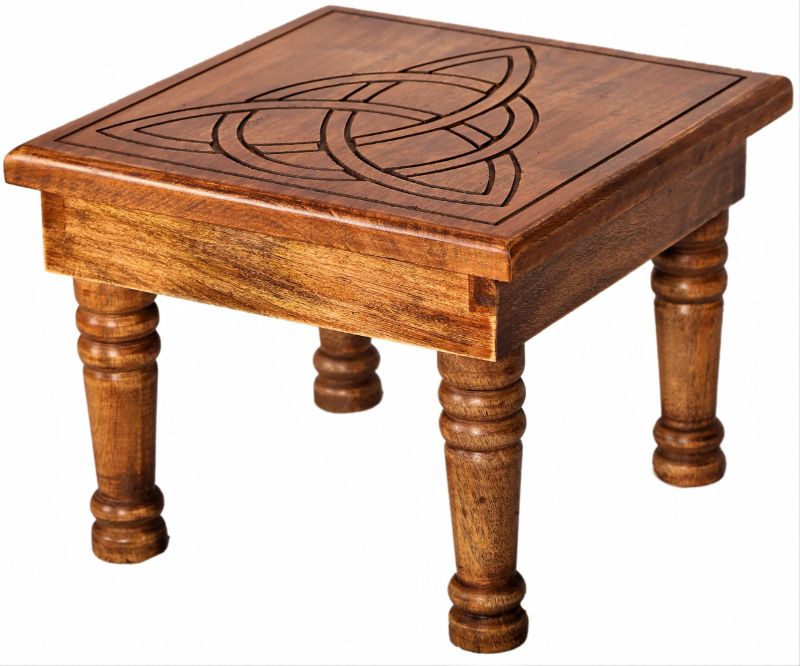 Altar Table - Triquetra Light Mango Wood (35cm)