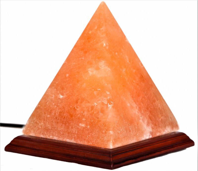 Salt Lamp - Pyramid (15cm)