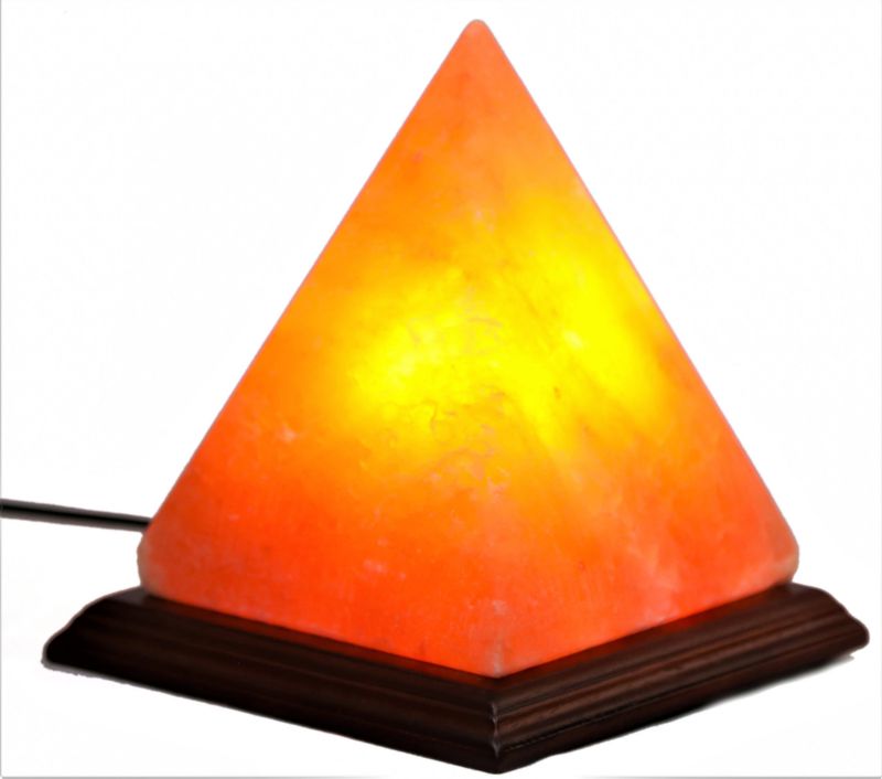 Salt Lamp - Pyramid (15cm)