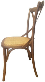Chair - Cross Back - Antique Oak 89cm