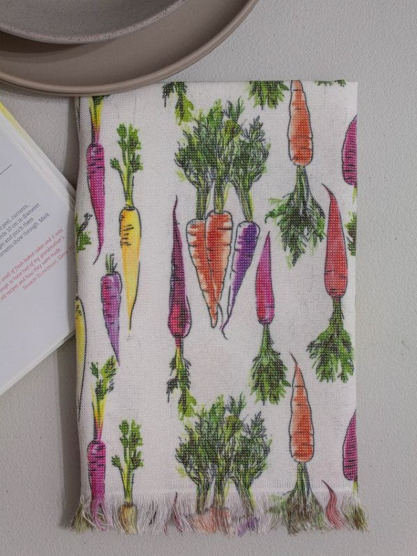 Printed Kitchen Towel - Carrots - BAKSANA