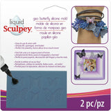 SILICONE BAKEABLE MOULD - SCULPEY GEO BUTTERFLY