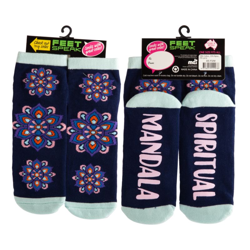 Socks - Mandala Feet Speak (20cm)