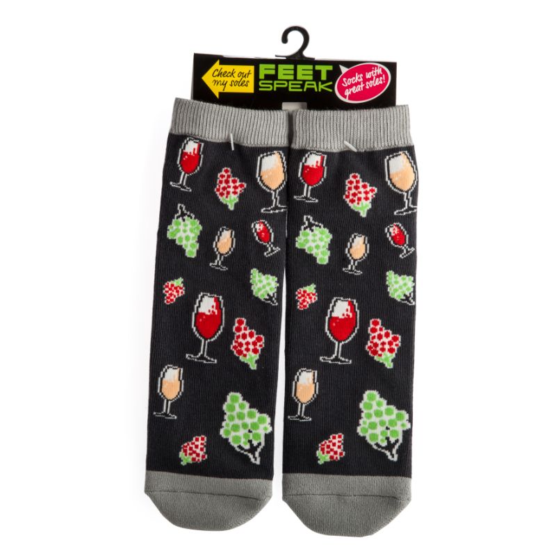 Socks - Wine Feet Speak (20cm)
