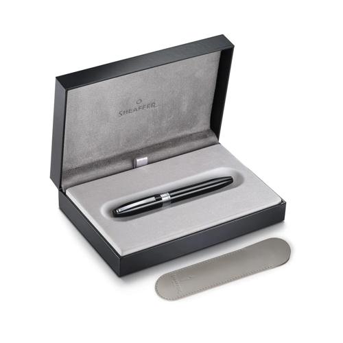 Sheaffer Legacy Fountain Pen Medium Nib Black Chrome