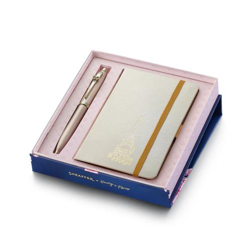 Sheaffer Emily in Paris 100 Ballpoint Pen & Small Notebook Set