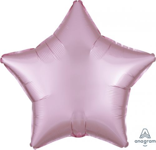 45cm Standard Balloon XL Satin Luxe Pastel Pink Star