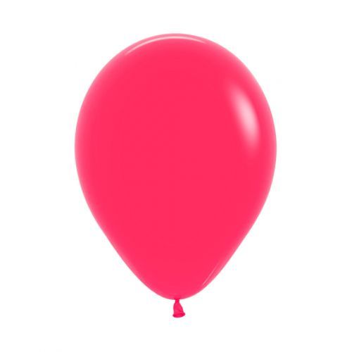 Pack of 50 Sempertex 12cm raspberry latex balloons for vibrant party décor and celebrations.