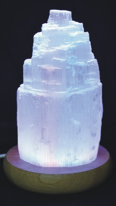 Selenite Lamp - Mini Mood Change with USB
