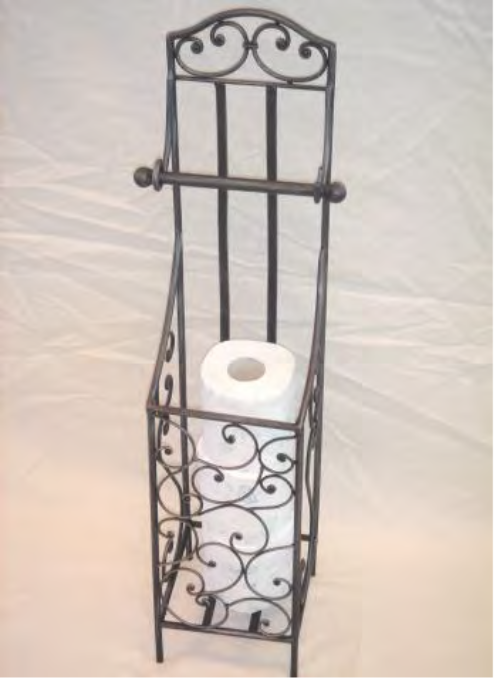 Toilet Roll Holder - Antique Silver