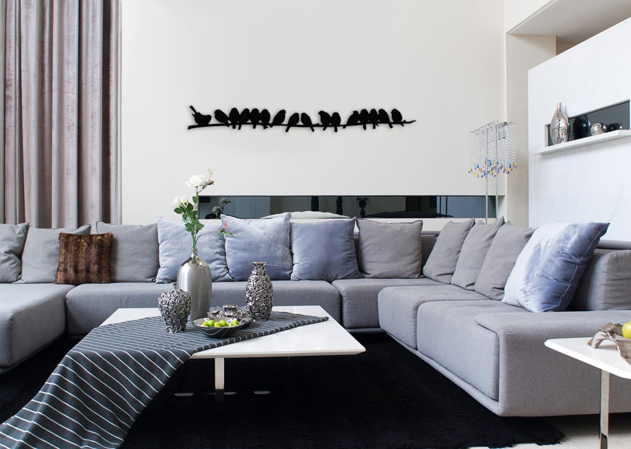 Flock of Sparrows - Wall Art