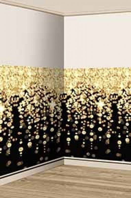 Cascading lights scene setter roll, 1.21m x 12.1m, perfect for glamorous party decor and festive backdrops.