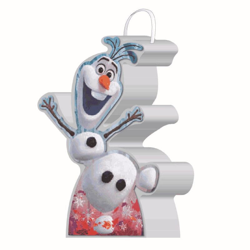 Delightful Frozen 2 mini decorations featuring Elsa, Anna, and Olaf, perfect for themed parties and year-round décor.