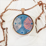 Circle Necklace: Kina (Printed MOP) - Jewellery/J Stand