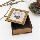 Small Trinket Box: Vintage Fantail