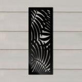 Wall Art - Large Panel Triple Palm (Black)