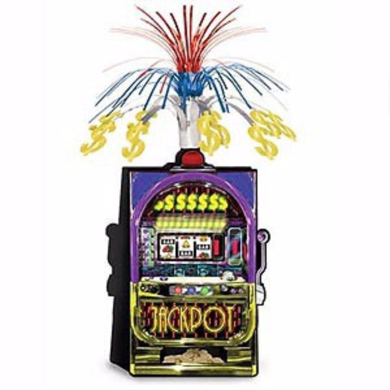 37cm vibrant casino-themed centerpiece featuring detailed designs, perfect for parties and celebrations.