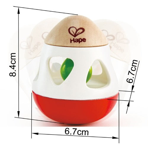 Hape  - Bell Rattle - Wooden Toy
