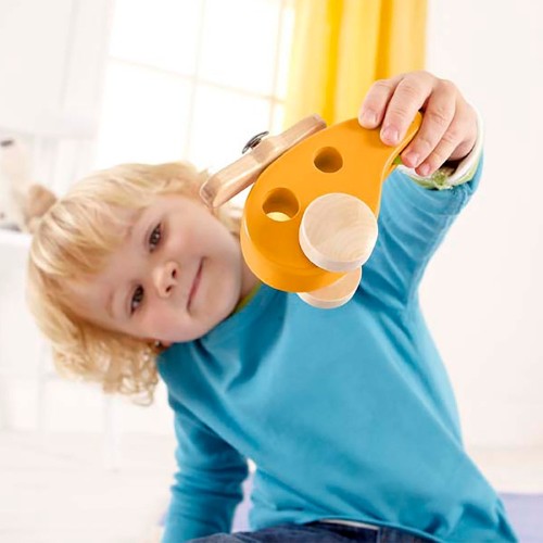 Hape  - Wooden Little Copter Toy