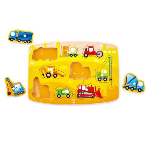 Hape  - Construction Peg Puzzle - Wooden