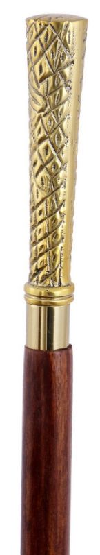 Wooden Walking Stick With Bone Handle