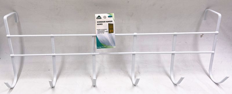 OVERDOOR HANGER - 6 HOOKS (Set of 12)