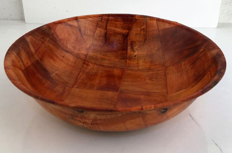 WOODEN BOWL - 25CM (Set of 12)