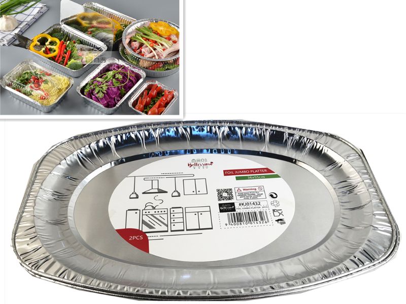 FOIL JUMBO PLATTER - 36 x 55CM (6pcs)