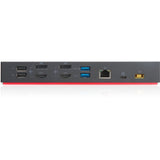 Lenovo USB-C Docking Station - 6 USB Ports, Dual HDMI & DisplayPort, 4K Resolution