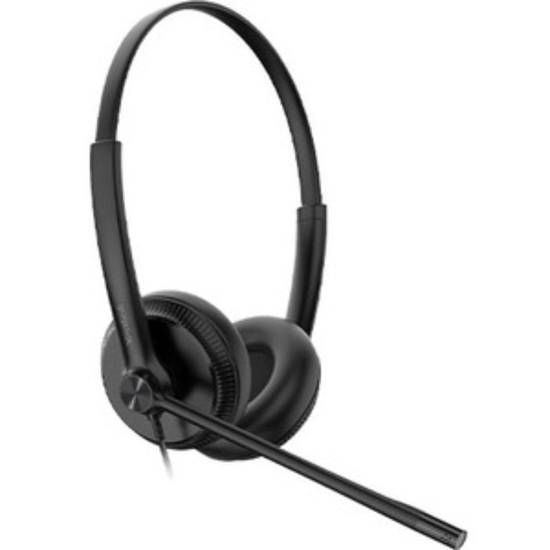 Yealink YHS34 Dual RJ9 Headset for IP Phones | Lightweight, Comfortable & Noise-Canceling