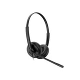 Yealink YHS34 Dual RJ9 Headset for IP Phones | Lightweight, Comfortable & Noise-Canceling