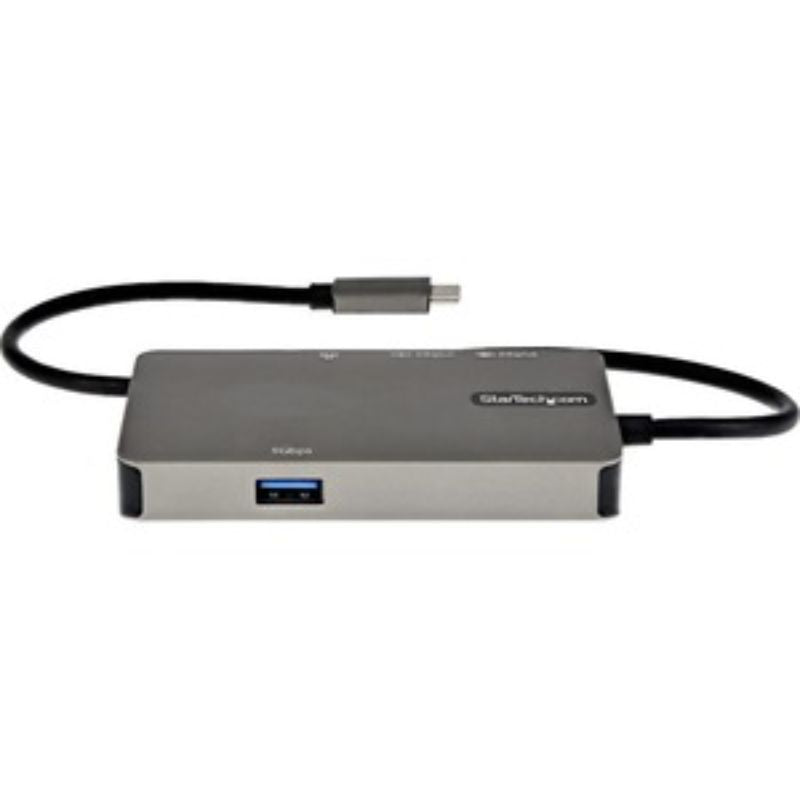StarTech.com USB-C Docking Station with 100W Power Delivery, 4K output, 3 USB ports, and Gigabit Ethernet for versatile connectivity.