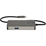 StarTech.com USB-C Docking Station with 100W Power Delivery, 4K output, 3 USB ports, and Gigabit Ethernet for versatile connectivity.