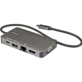 StarTech.com USB-C Docking Station with 100W Power Delivery, 4K HDMI, VGA, USB ports, and Gigabit Ethernet for versatile connectivity.
