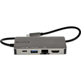 StarTech.com USB-C Docking Station with 100W Power Delivery, HDMI/VGA, 3 USB ports, and Gigabit Ethernet for versatile connectivity.