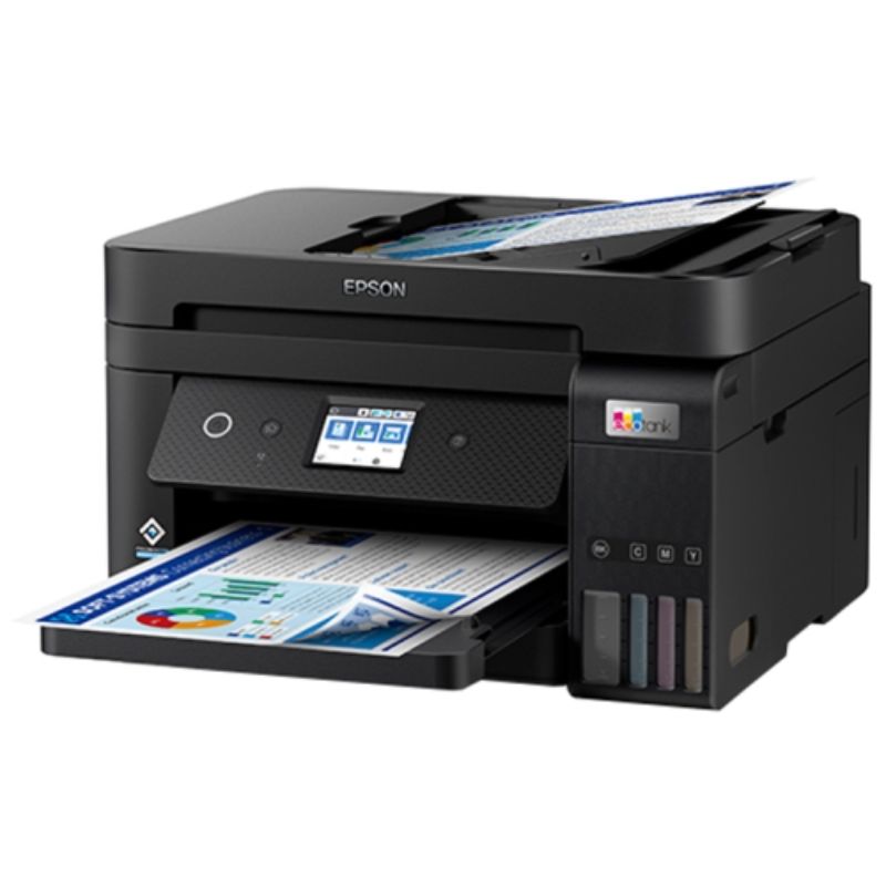 Epson EcoTank ET-4850 Wireless All-in-One Printer - High-Capacity Ink Tank, Fax, Scan, Copy