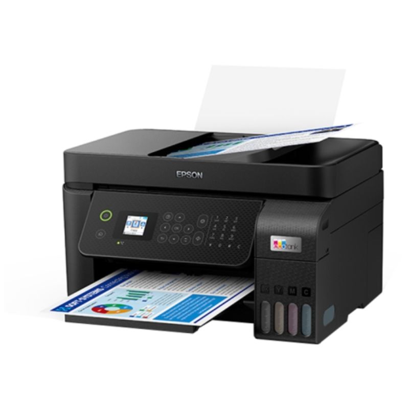 Epson EcoTank ET-4800 Wireless All-in-One Inkjet Printer - Easy-Fill Tanks, Fast Printing