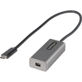 StarTech USB-C to Mini DisplayPort Adapter with 12-inch cable, outputs 4K @ 60Hz resolution for seamless connectivity.