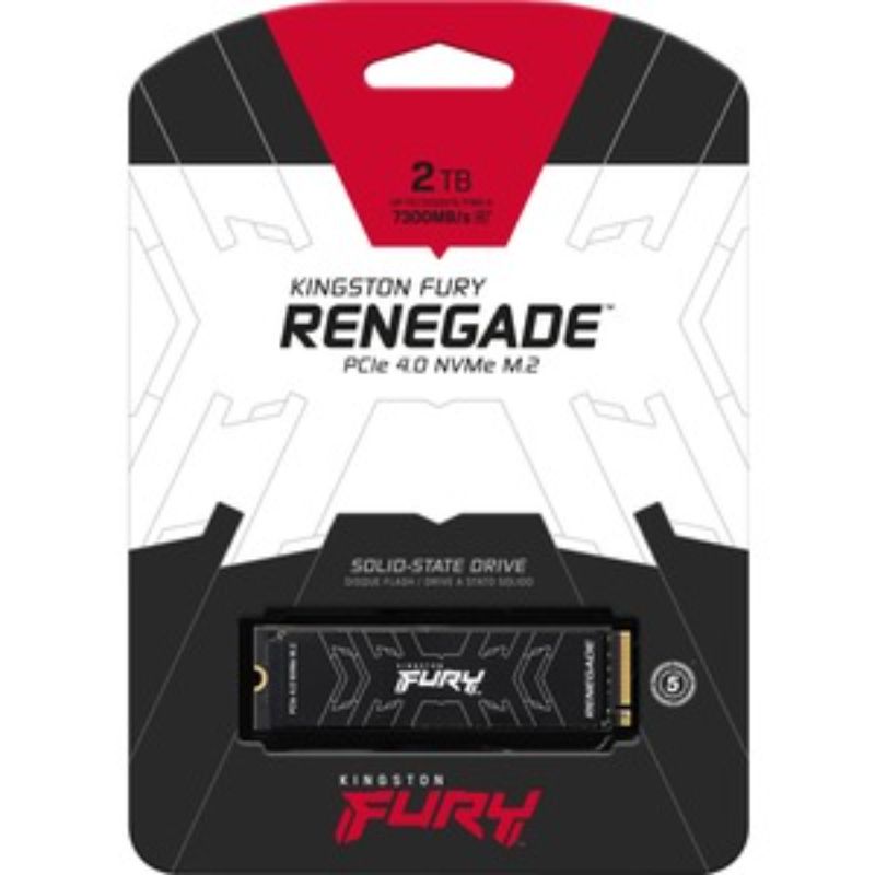 Kingston FURY Renegade 2TB PCIe 4.0 NVMe M.2 2280 SSD - Ultra-Fast Gaming Storage Upgrade