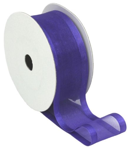Organza Ribbon with Satin Edge - 20m (Violet)